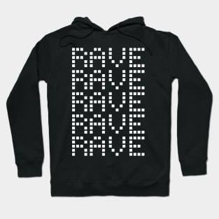 rave digital logo Hoodie